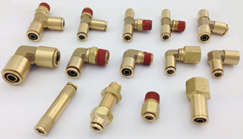 DOT BRASS push in fittings, pneumatic fittings, push to connect fittings, air fittings